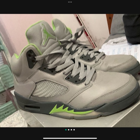 Jordan 5 (GREEN BEANS) - Picture 1 of 5